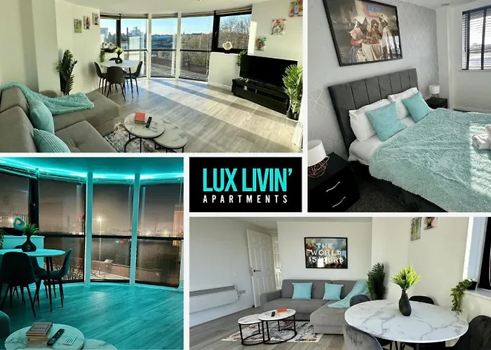 Lux Livin' s - Luxury 2 Bed With Free Parking